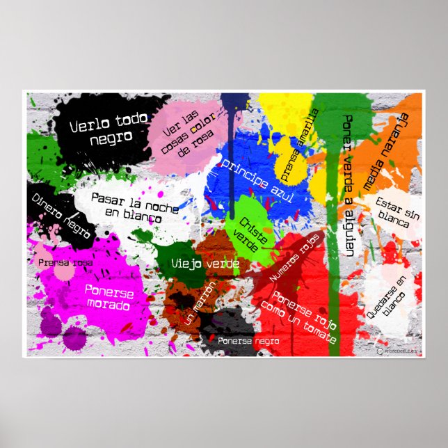 Sacándole los colores al español poster (Front)