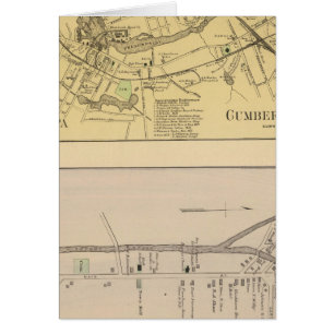 Saccarappa, Cumberland Mills, Washburn Village map