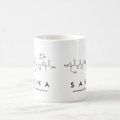 Sacha peptide name mug (Center)