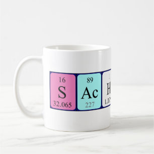 Sachiko periodic table name mug