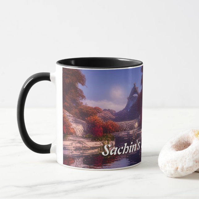 Sachin's Morning Tea Mug (With Donut)