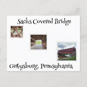 Sachs Covered Bridge Postcard