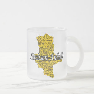 Sachsen-Anhalt Frosted Glass Coffee Mug
