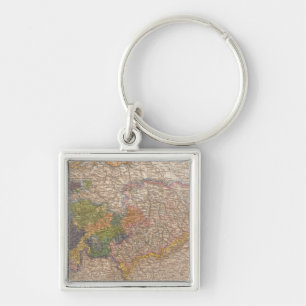 Sachsen, Thuringische Staaten Atlas Map Key Ring