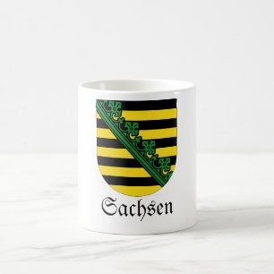Sachsen Wappen Coat of Arms Coffee Mug
