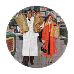 Sack Full of Trouble Cutting Board