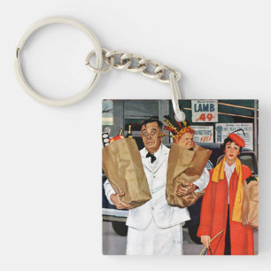 Sack Full of Trouble Key Ring