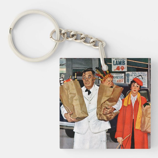 Sack Full of Trouble Key Ring (Front)