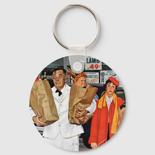 Sack Full of Trouble Key Ring (Front)