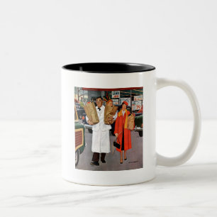 Sack Full of Trouble Two-Tone Coffee Mug