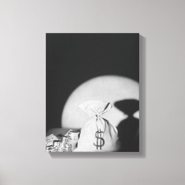 Sack of Money Canvas Print (Front)