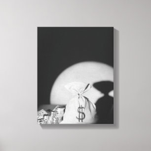 Sack of Money Canvas Print