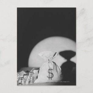 Sack of Money Postcard