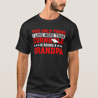 Sack Toss Corn Hole Game for a Cornhole Grandpa T-Shirt