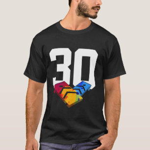 SACK TOSS NUMBER 30 YEARS CORNHOLE 30TH BIRTHDAY T-Shirt