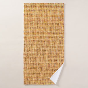 Sackcloth texture for background bath towel