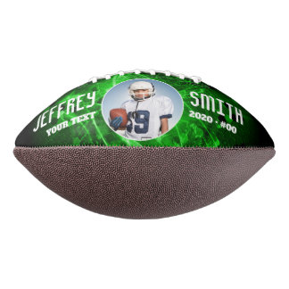 Sacked Custom Football Green American Football