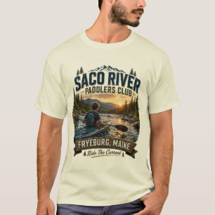 Saco River Paddlers Club Fryeburg Maine Teen T-Shirt