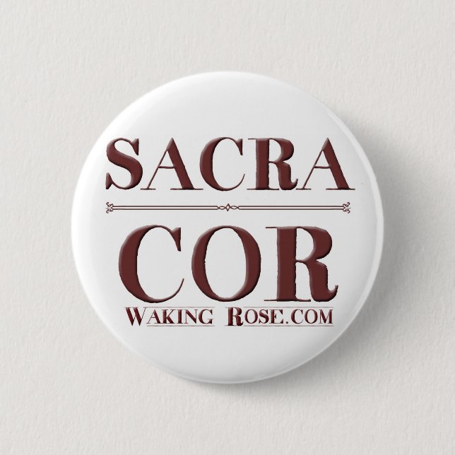Sacra Cor button (Front)
