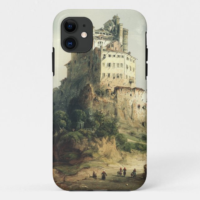 Sacra di San Michele Monastery Alpine Art Case-Mate iPhone Case (Back)