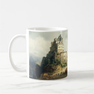 Sacra di San Michele Monastery Alpine Art Coffee Mug