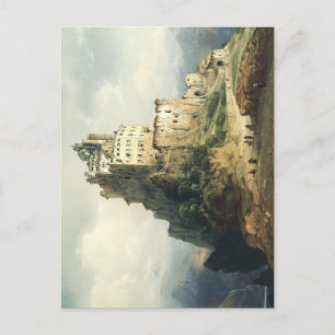 Sacra di San Michele Monastery Alpine Art Postcard