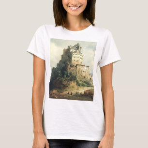 Sacra di San Michele Monastery Alpine Art T-Shirt
