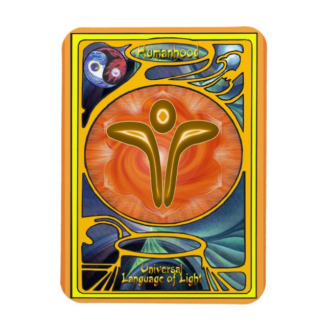 Sacral Chakra - Humanhood Magnet (Vertical)