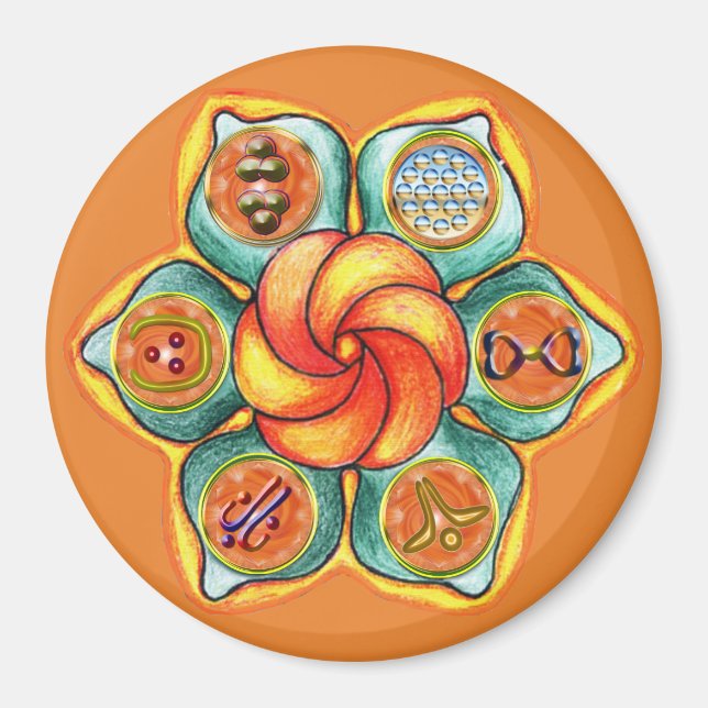 Sacral Chakra Magnet (Front)