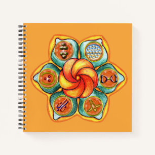 Sacral Chakra Mandala Notebook
