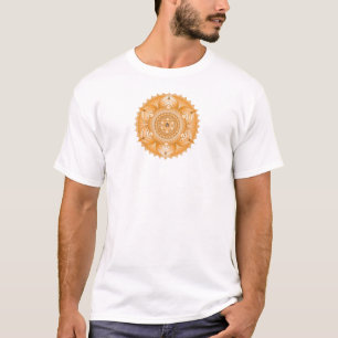 Sacral Chakra Orange Mandala Tee Shirt