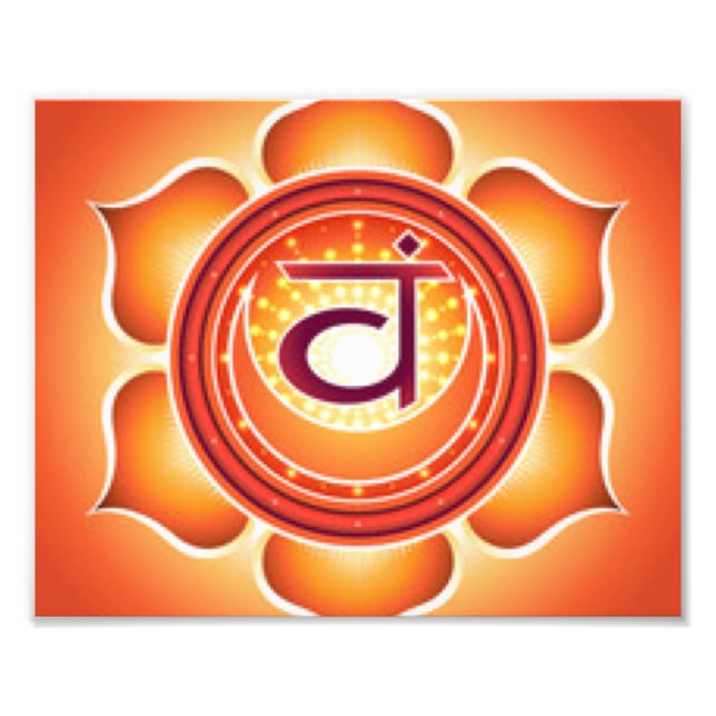 Sacral Chakra Photo Print (Front)