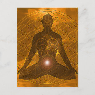 Sacral Chakra Swadhisthana Postcard