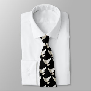 Sacrament Confirmation Dove Spirit Black White Tie