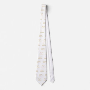 Sacrament of Confirmation Golden 3D Look Tie