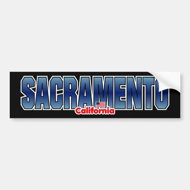 Sacramento Bumper Bumper Sticker (Front)