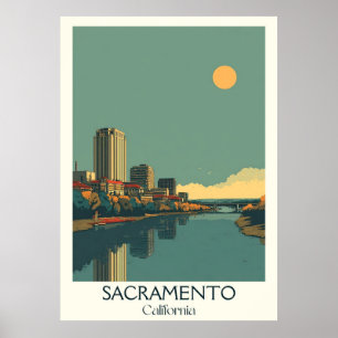 Sacramento California Art Print   State Capitol