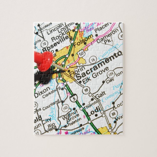 Sacramento, California Jigsaw Puzzle (Vertical)