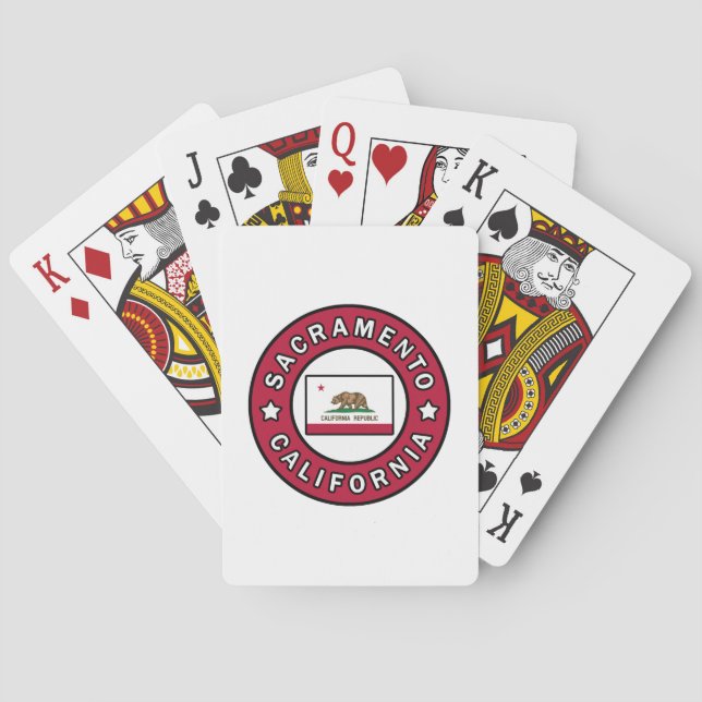 Sacramento California Playing Cards (Back)
