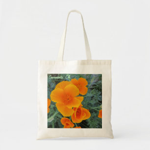 Sacramento California Poppy Tote Bag