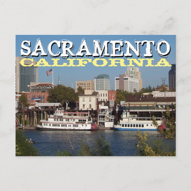 Sacramento California Postcard (Front)