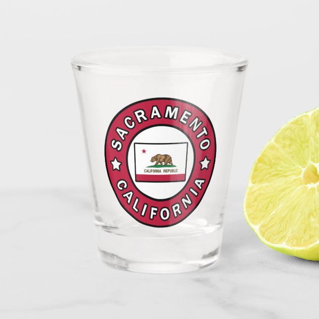 Sacramento California Shot Glass (Front)