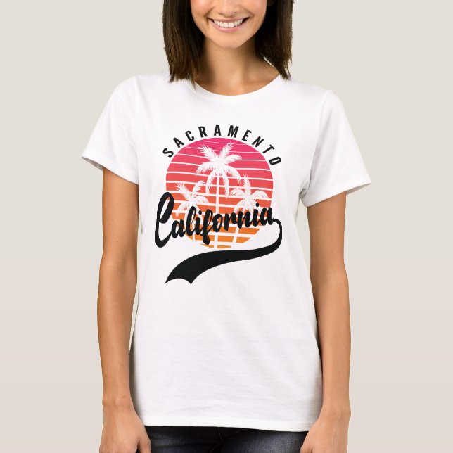 Sacramento, California Sunset Women's T-Shirt (Front)