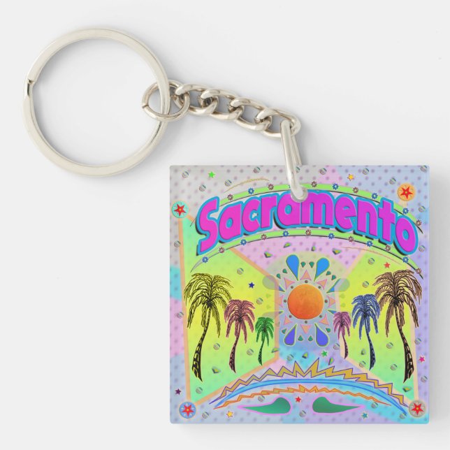 Sacramento Calm Desire Keychain (Front)