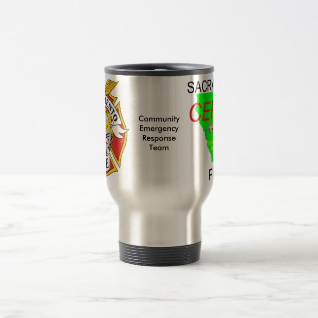 Sacramento CERT Travel Mug (Center)