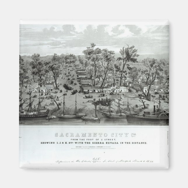 Sacramento City, California Magnet (Front)