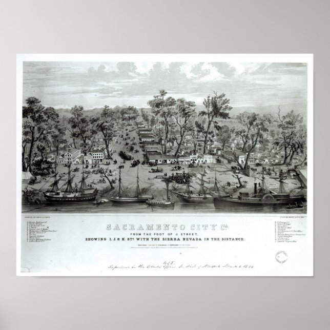 Sacramento City, California Poster (Front)