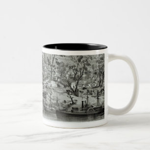 Sacramento City, California Two-Tone Coffee Mug