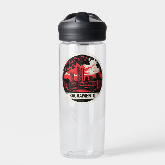 Sacramento City California USA Water Bottle