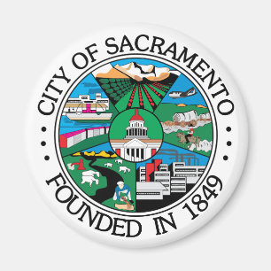 Sacramento city seal magnet
